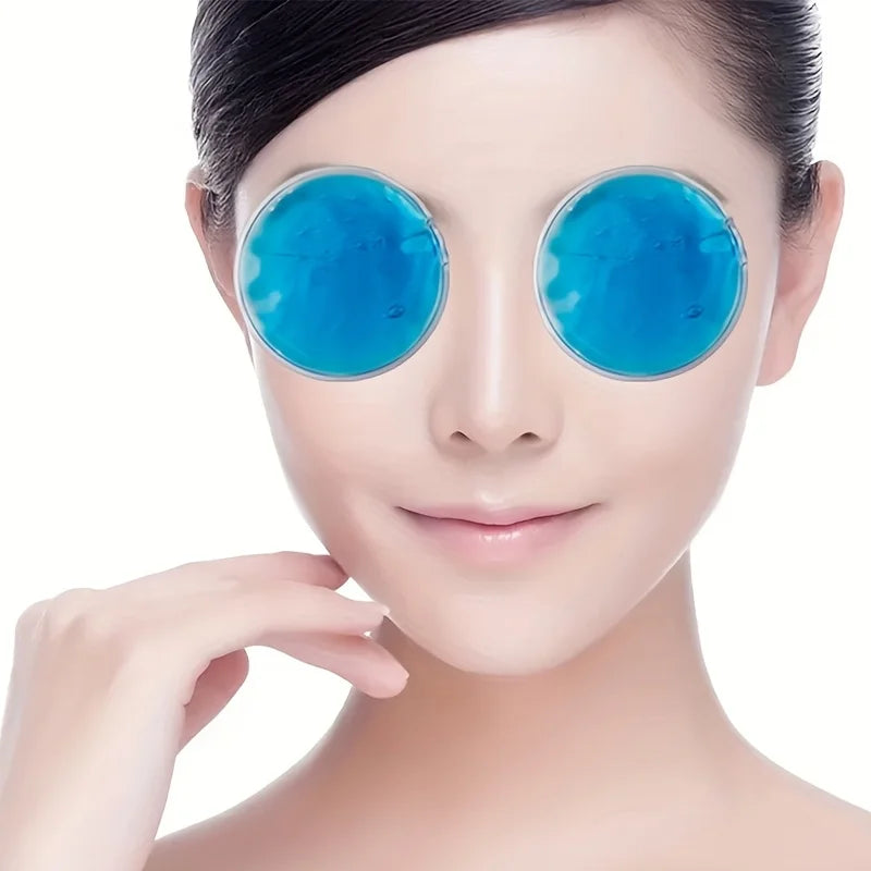 2-Pack Cold Compress Eye Mask Ice Packs – Reusable Eye Patches Cold Compress Eye Mask Babs