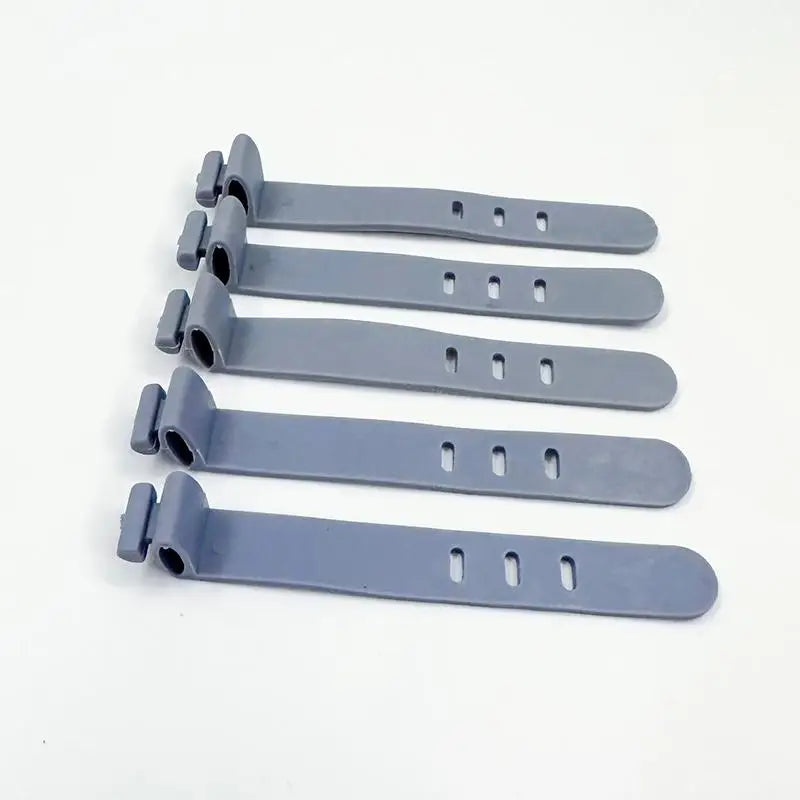Silicone Cable Organizer Bobbin Winder Set 20 pcs – Cord Manager Cable Organizer Set Babs grey 20pcs