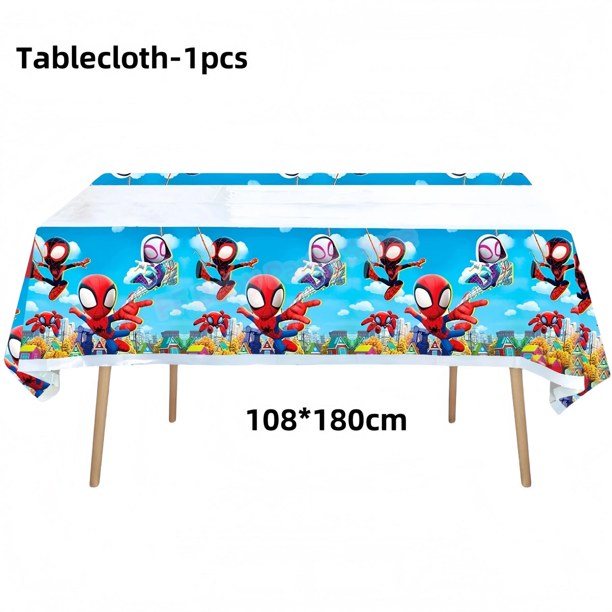 Spider-Man Party Tablecloth | Kids Birthday Table Cover Party Tablecloth Babs 1pc