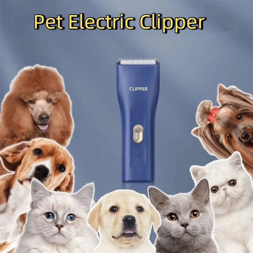 Silent USB Pet Hair Clippers – Waterproof Grooming Trimmer Pet Hair Clippers Babs