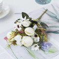 Artificial Silk Peony Bouquet | Wedding & Home Décor Flowers Artificial Flower Bouquet Babs color 2 3 pcs