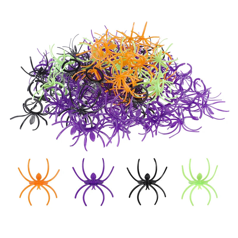 20pcs Mini Spider Rings – Halloween Party Favors for Kids Halloween Party Favors Babs