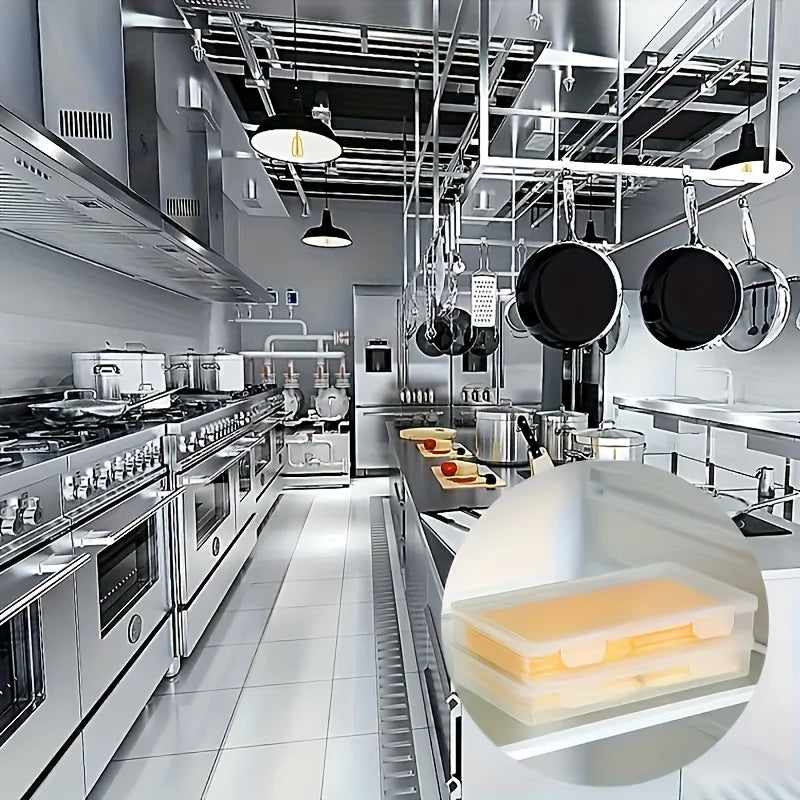 Transparent Cheese Storage Box | Snap-On Seal, Fridge Organizer Food Storage Container Babs