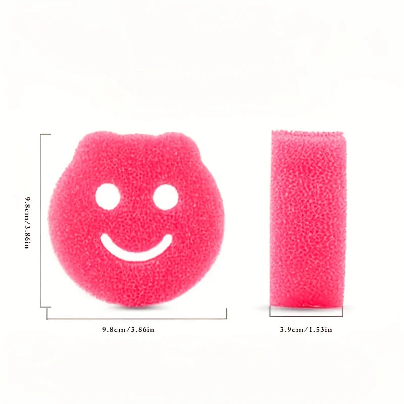 3-Piece Kitchen Magic Sponge Brush Set – Heavy-Duty Cleaner Kitchen Sponge Brush Babs