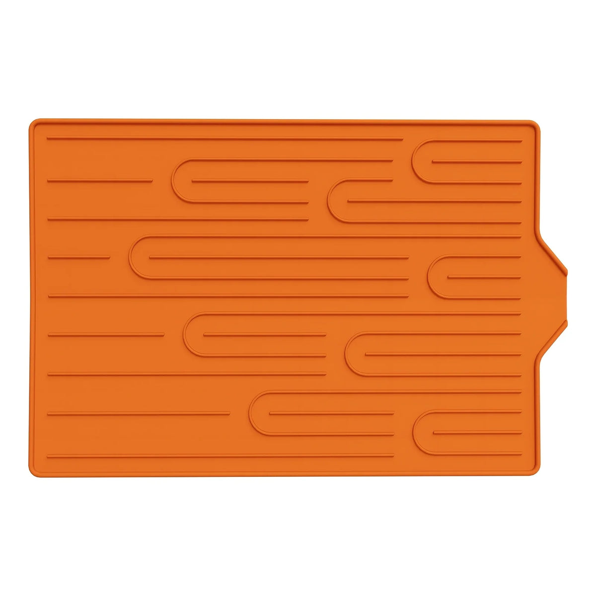 Silicone Dish Drying Mat – Heat-Resistant & Non-Slip Dish Drying Mat Babs Orange L