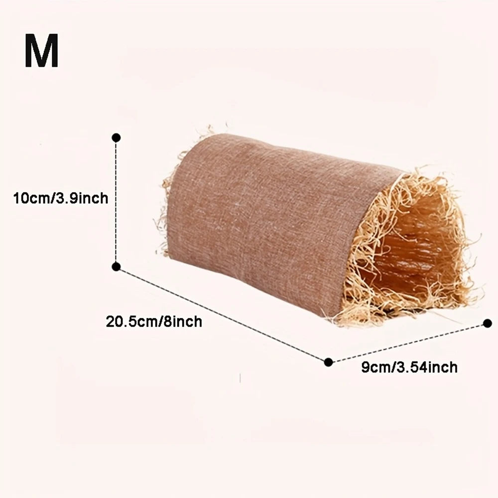 Small Animal Linen Hideout Tunnel – Rabbit, Guinea Pig & Hamster Small Animal Hideout Babs M