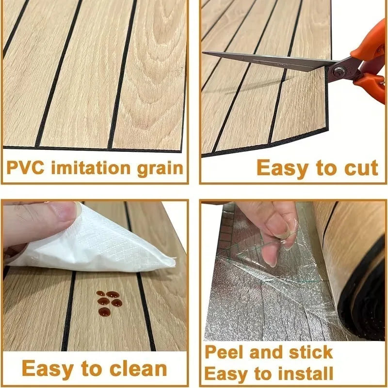 3D Peel & Stick Wood Grain Wallpaper – Self-Adhesive Wall Panels Peel & Stick Wallpaper Babs