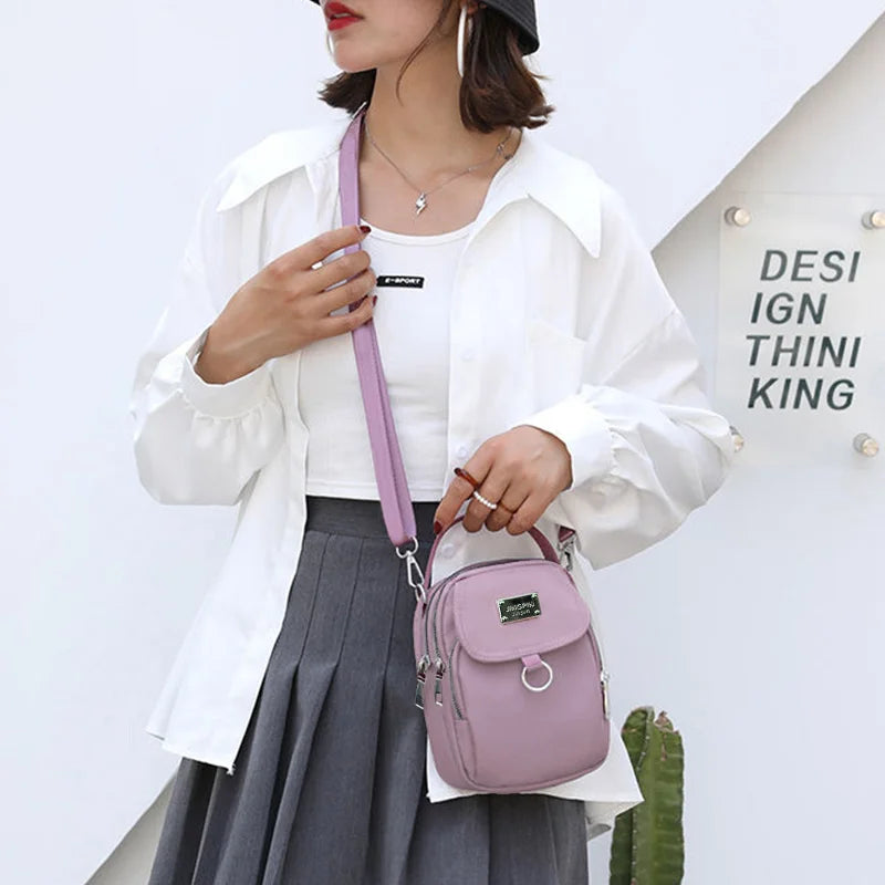Women's Lightweight Solid Color Crossbody Shoulder Bag Crossbody Shoulder Bag Babs