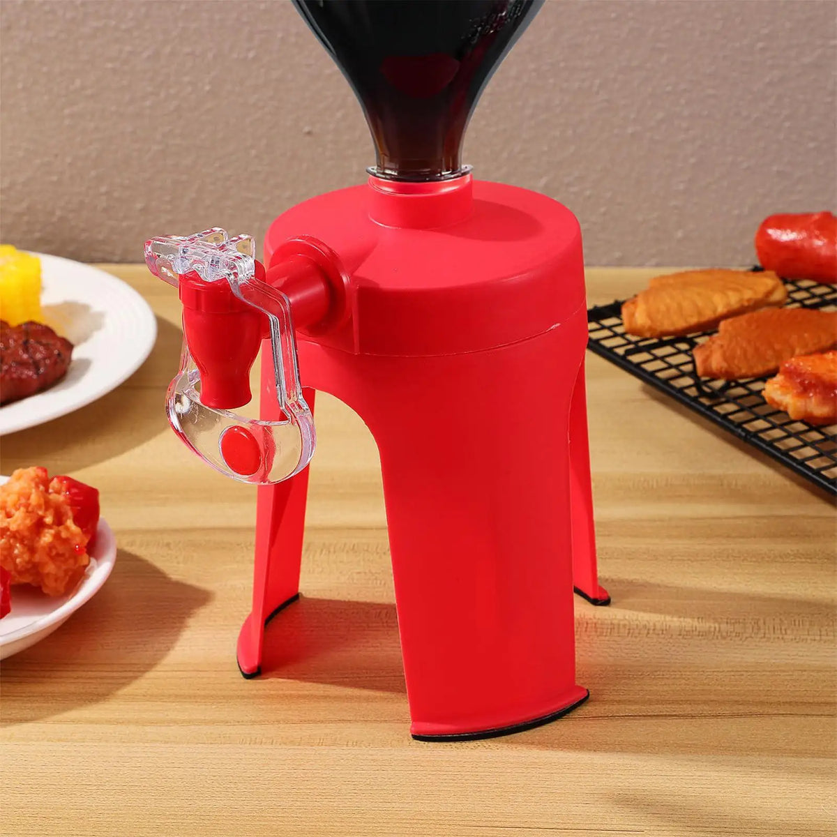 Inverted Hand Pump Drink Dispenser for Soda & Cola Beverage Dispenser Babs