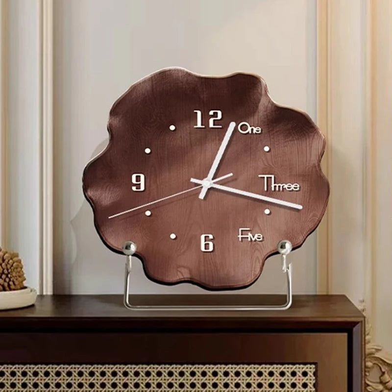 Oeny Nordic Silent Desk Clock – Modern 30cm Home Décor Decorative Desk Clock Babs