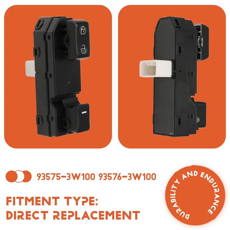 Power Window Switch 93575-3W100 for KIA Sportage 2010-2016 Window Control Switch Babs