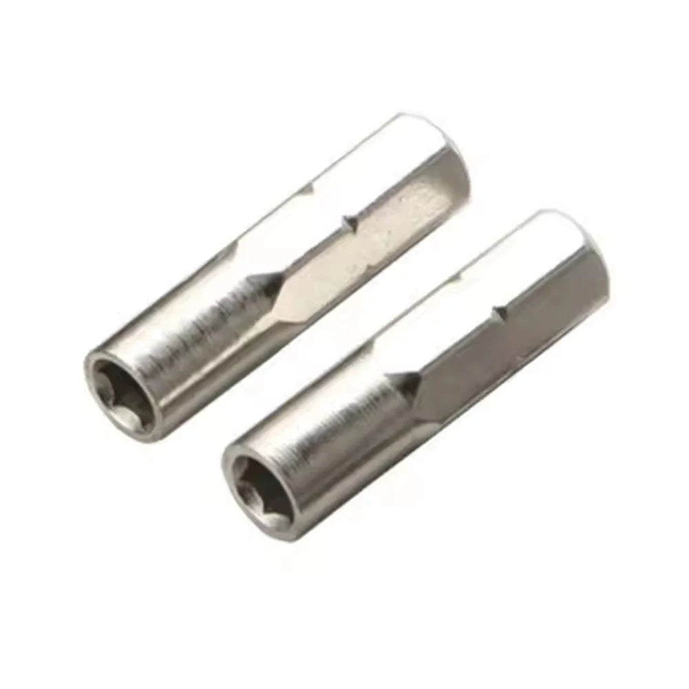 6-Pack 1/4" Hex to 4mm Bit Adapter Set | Carbon Steel Screwdriver Bit Adapter Babs