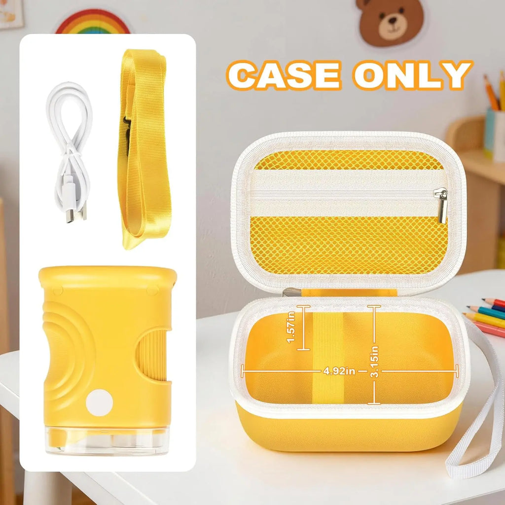 Kids Microscope Case for BMDSAE Edubini – Portable Storage Holder Microscope Storage Case Babs