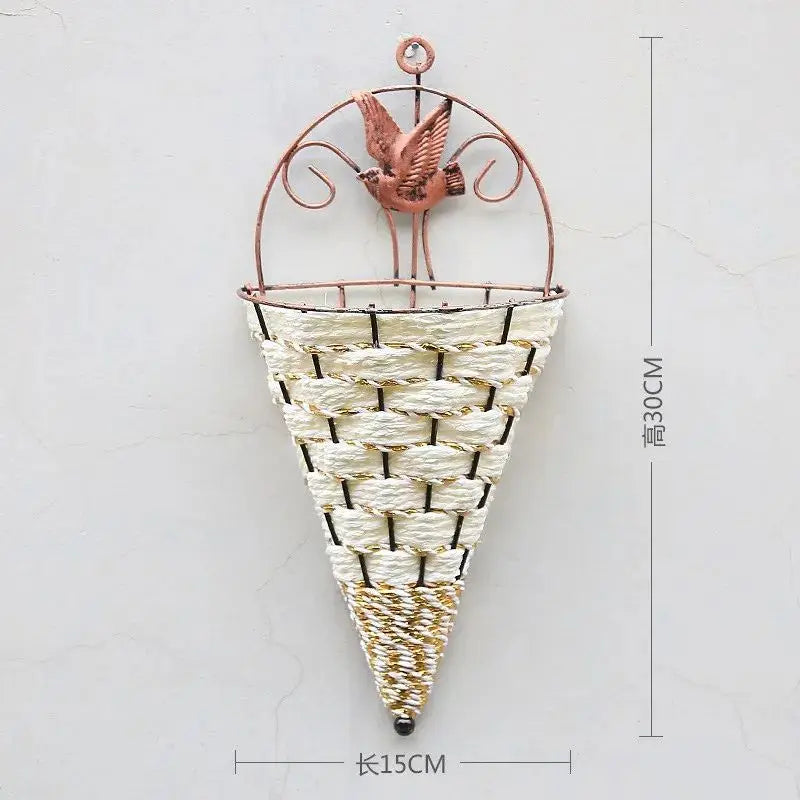 Artificial Silk Rose Vine Wall Hanging – Wedding & Home Décor Artificial Flower Vine Babs 8 1pc
