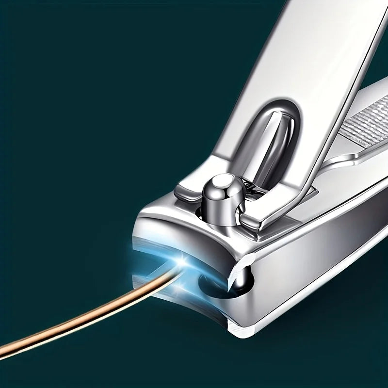 Large Nail Clipper with Built-In File – Stainless Steel Tool Nail Clipper Babs