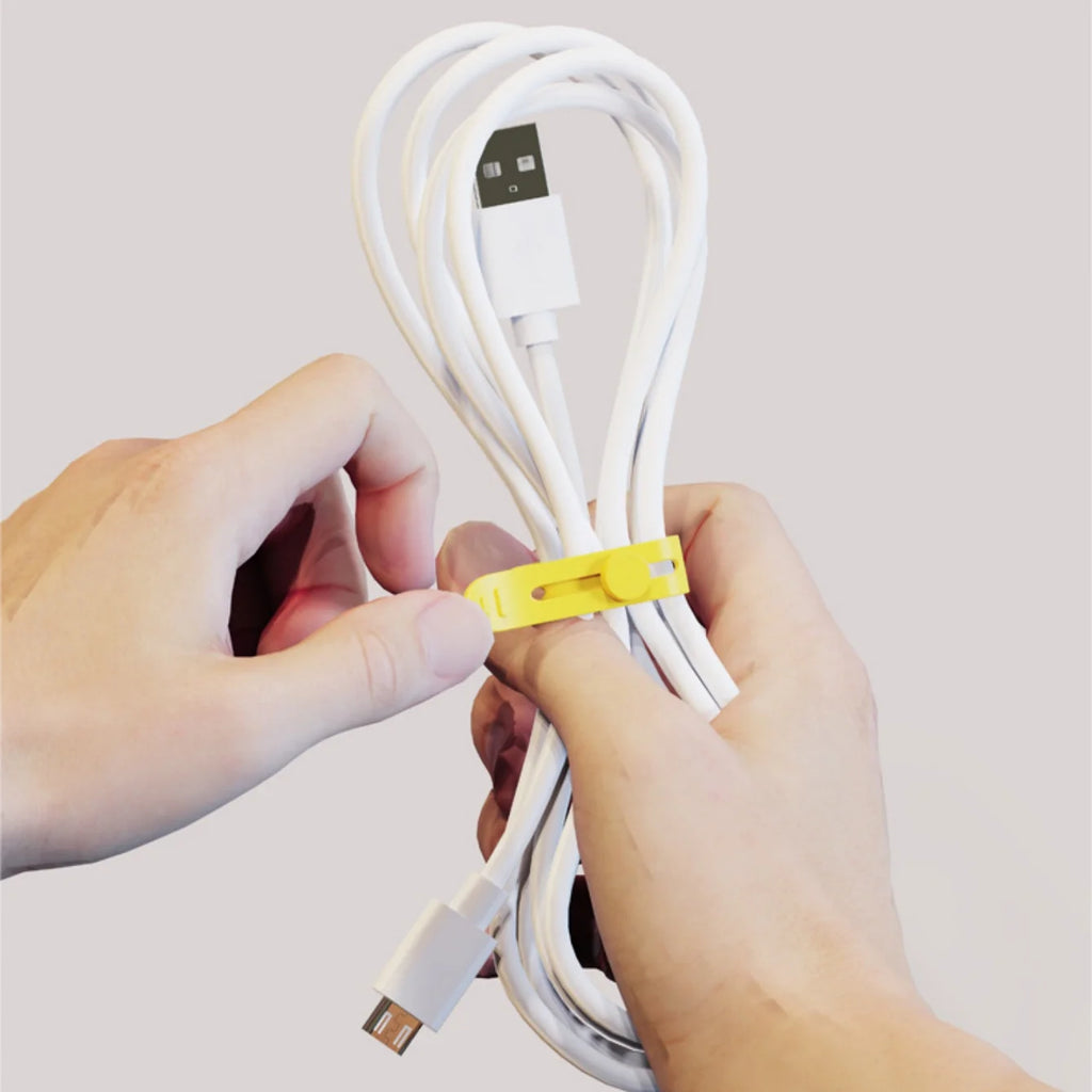 Reusable Silicone Cable Ties – Adjustable Cable Organizer Straps Cable Management Ties Babs