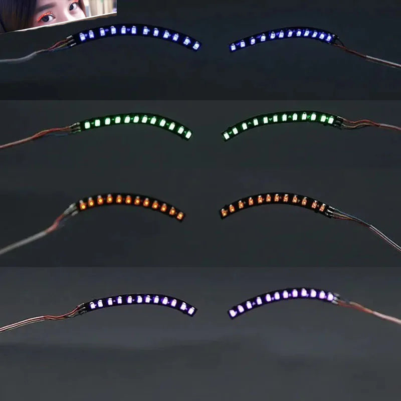 LED Light-Up False Eyelashes – Party, Club & Halloween LED False Eyelashes Babs