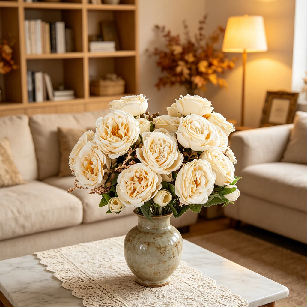 Silk Peony Artificial Flowers – Wedding & Home Décor Artificial Silk Flowers Babs