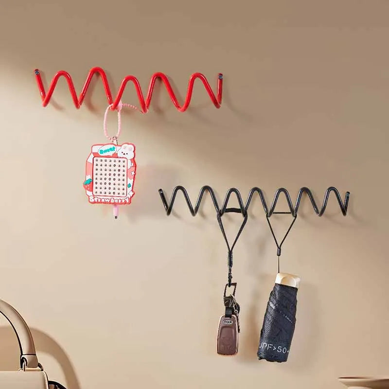 Metal Wall Coat Rack – 6-Hook Iron Organizer & Home Décor Wall Coat Rack Babs