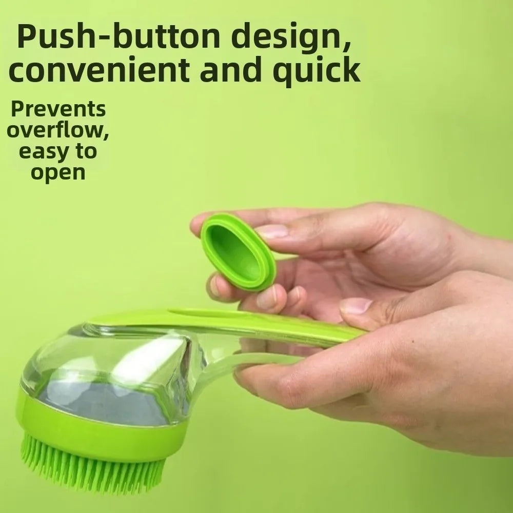 2-in-1 Pet Bath Brush | Silicone Dog Wash & Hair Removal Comb Pet Grooming Brush Babs