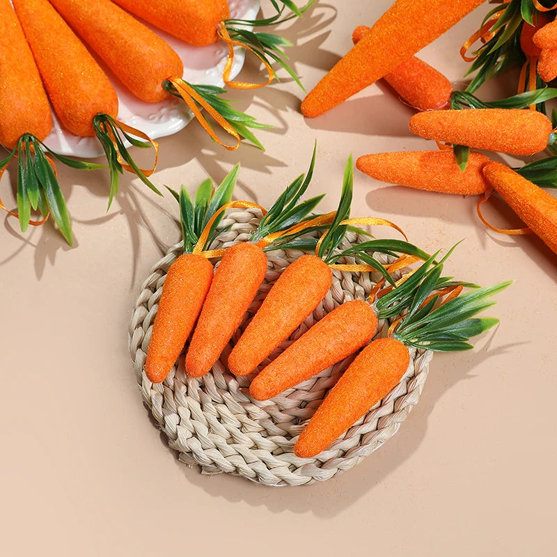 Easter Foam Carrot Ornaments – Hanging Tree Pendants & Party Decor Easter Hanging Ornaments Babs