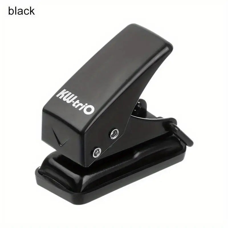 Mini Single Hole Punch – Portable Paper Puncher for Journals Hole Punch Babs black