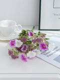 Silk Morning Glory Artificial Flowers – Wedding & Home Décor Artificial Silk Flowers Babs VIOLET/紫罗兰 1 PC