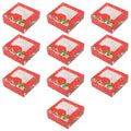 Christmas Cookie Boxes with Window | Treat Gift Packaging 5/10 Pcs Gift Cookie Box Babs C 5pcs