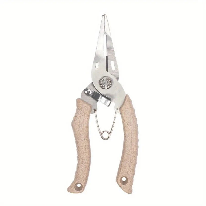 Stainless Steel Fishing Pliers – Slip Ring Tool & Braid Cutter Fishing Pliers Babs gray