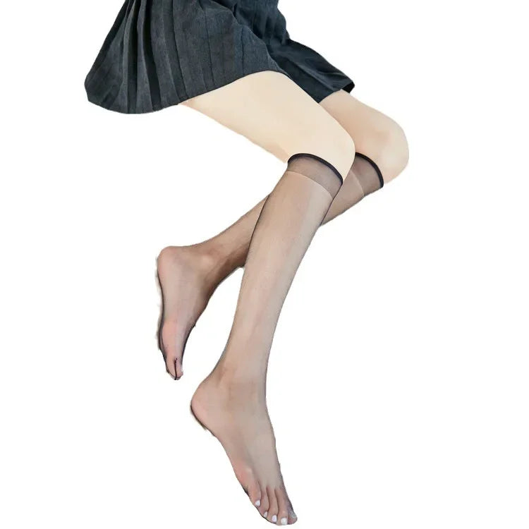 Women's Ultra-Thin Seamless Sheer Stockings | Korean Style Sheer Stockings Babs