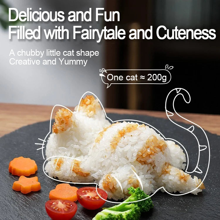 Cat Onigiri Mold – Cat Shape Sushi Rice Ball Maker Tool Sushi Mold Tool Babs