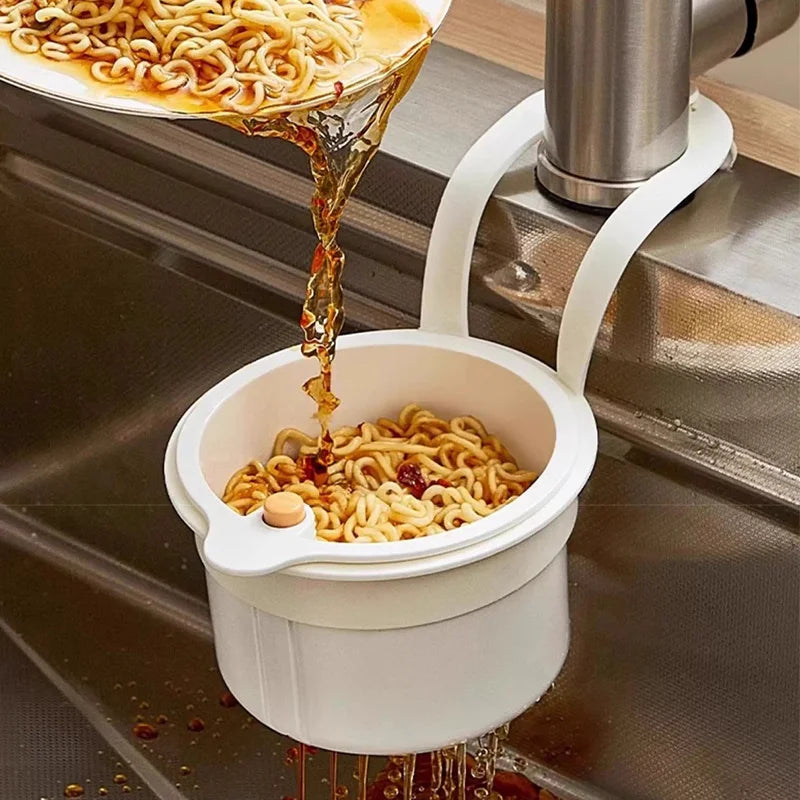 Cactus Kitchen Sink Hanging Strainer | Fine Mesh Drain Filter Sink Drain Strainer Babs