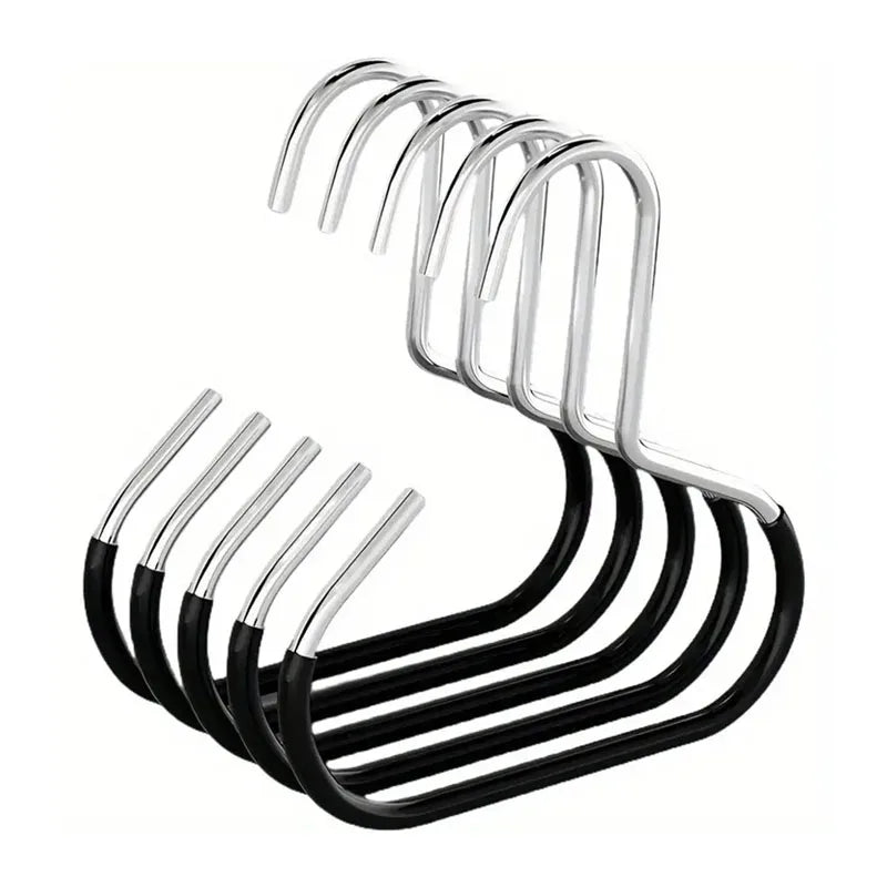 5-Pack Wall Mount Stainless Steel Hat Rack & Cap Organizer Hat Rack Organizer Babs B-5pcs