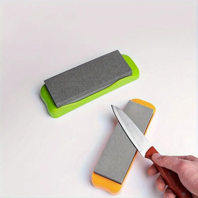 Double-Sided Diamond Sharpening Stone – Non-Slip Base Diamond Sharpening Stone Babs