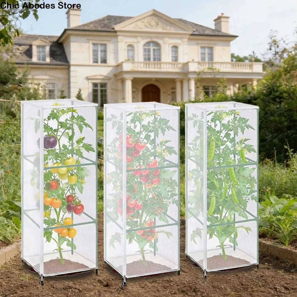 Fine Mesh Plant Netting Cover – Zipper Bird & Insect Barrier Garden Plant Netting Babs