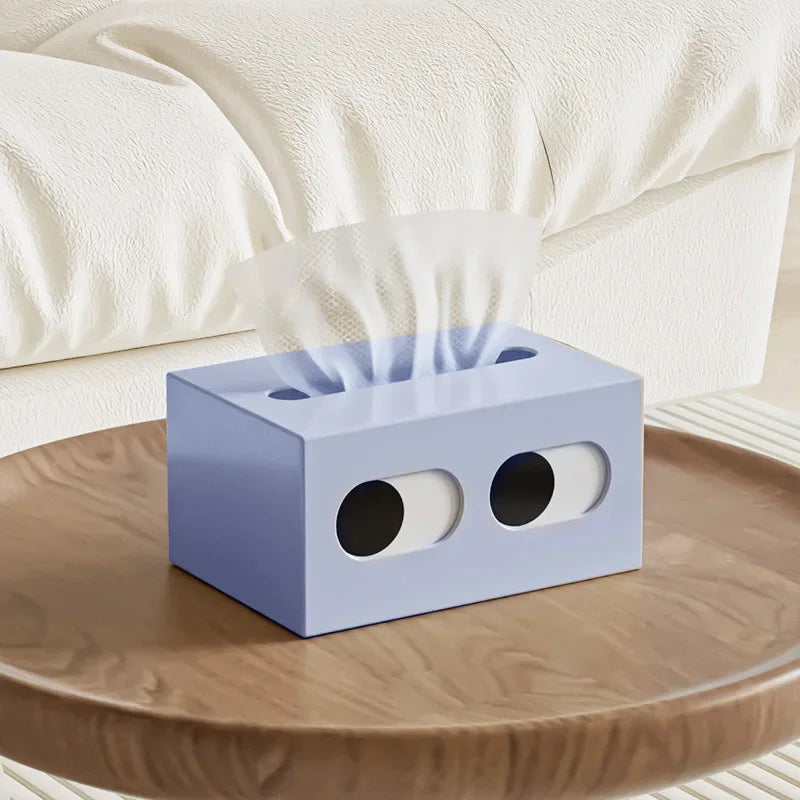 Modern Rectangle Tissue Box Cover – Decorative Home Holder Tissue Box Cover Babs Blue