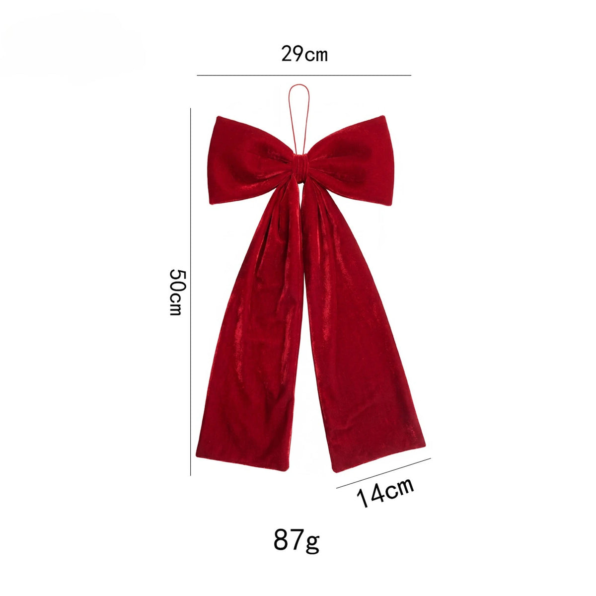 Velvet Fabric Bows for Christmas Tree, Wreath & Holiday Décor Holiday Bow Decoration Babs L 20PCS