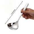 Stainless Steel Soup Spoon – Deep Bowl & Ergonomic Handle Kitchen Soup Spoon Babs small
