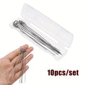 10-Pc Stainless Steel Cleaning Needle Kit – Shower & Stove Cleaning Needle Kit Babs Cleaning needle