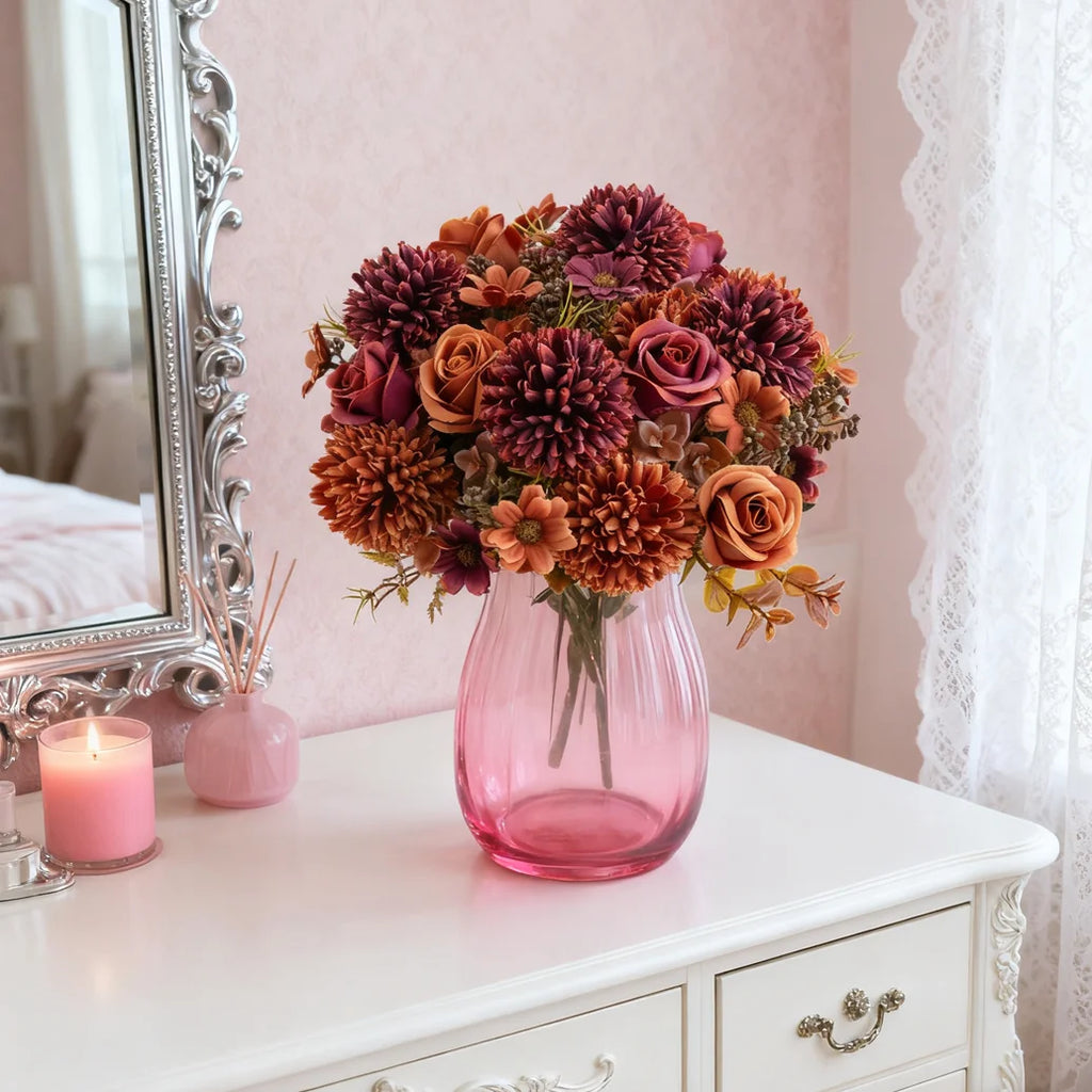 Artificial Silk Chrysanthemum Flowers – DIY Home & Wedding Decor Artificial Silk Flowers Babs