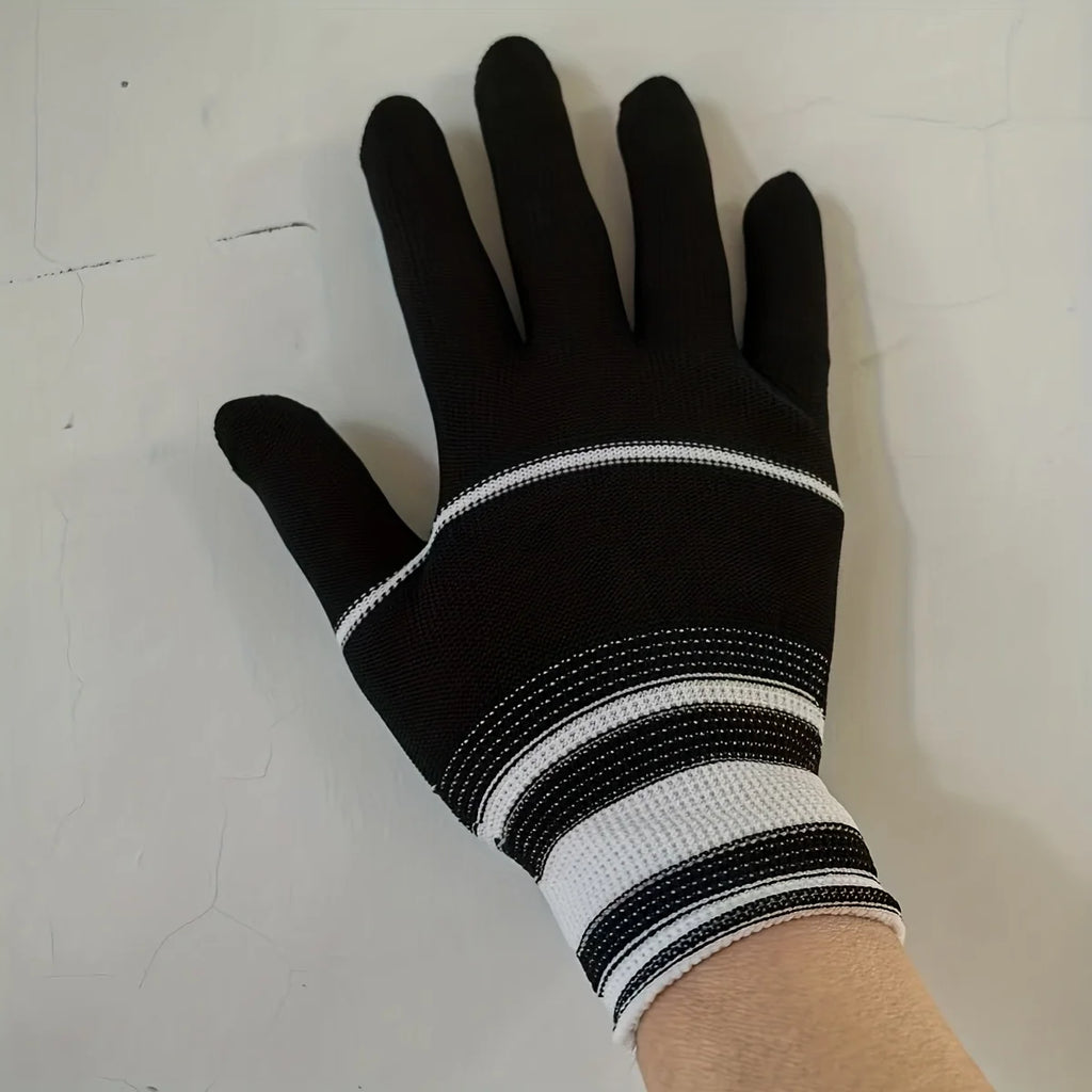 10-Pack Nylon Gloves – Grip Texture for Cycling, Fishing & Camping Nylon Knit Gloves Babs