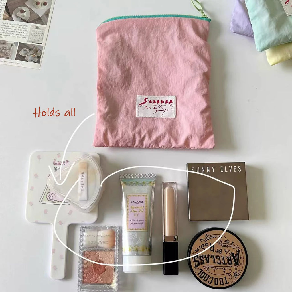 Cute Mini Makeup Bag – Zipper Pouch for Travel & Purse Mini Makeup Bag Babs