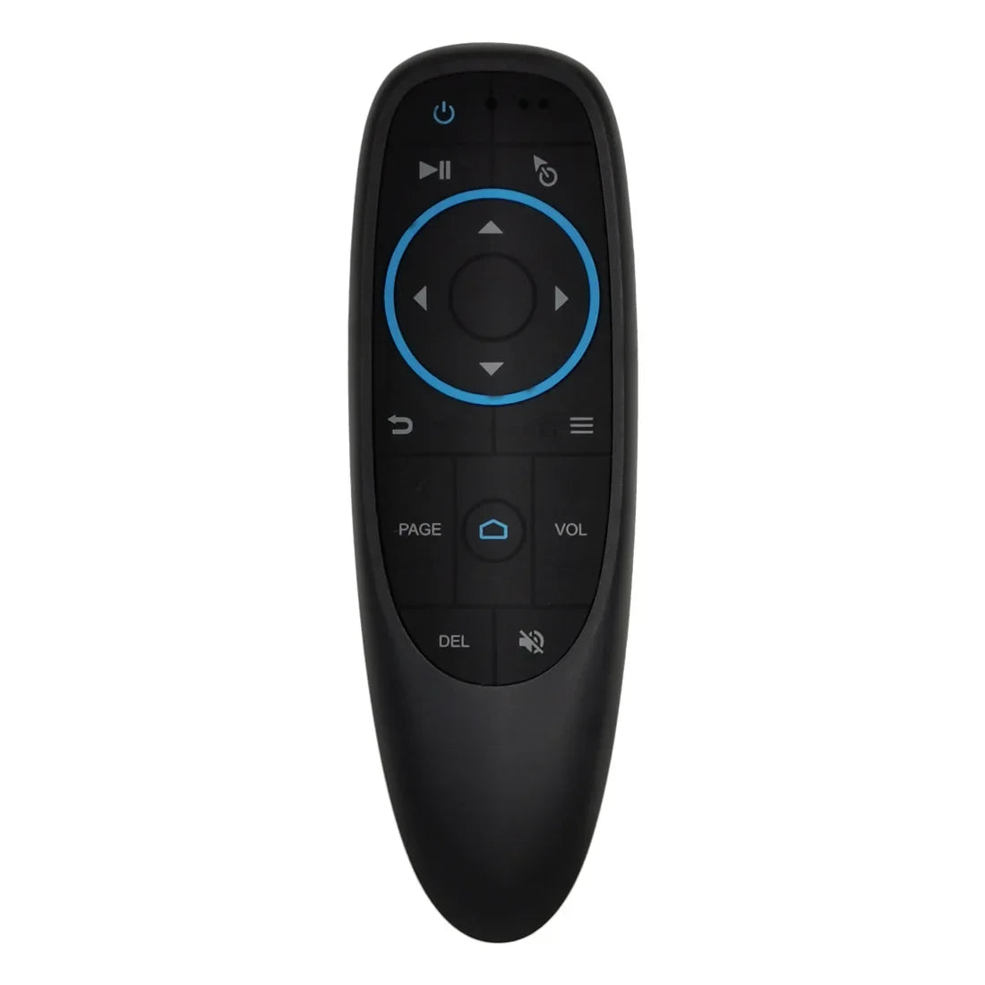 G10BTS Bluetooth 5.0 Air Mouse Remote – Gyroscope & IR Learning Wireless Air Mouse Remote Babs black