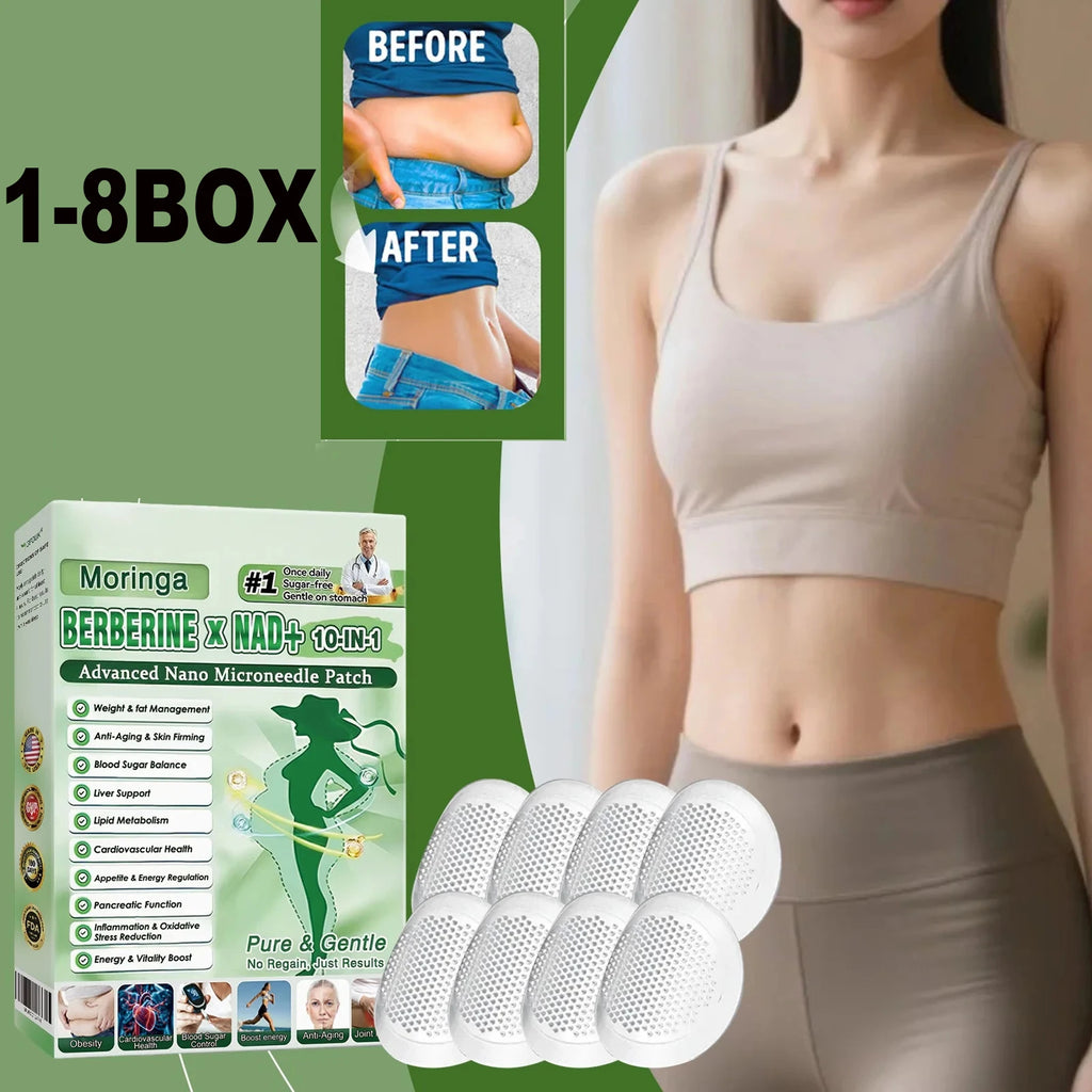 10-in-1 Nano Microneedle Patches – Firming & Moisturizing (7 Pcs) Microneedle Skin Patch Babs