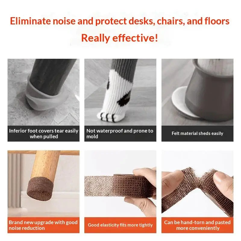 4Pcs Self-Adhesive Furniture Pads – Anti-Slip Floor Protectors Furniture Floor Protectors Babs