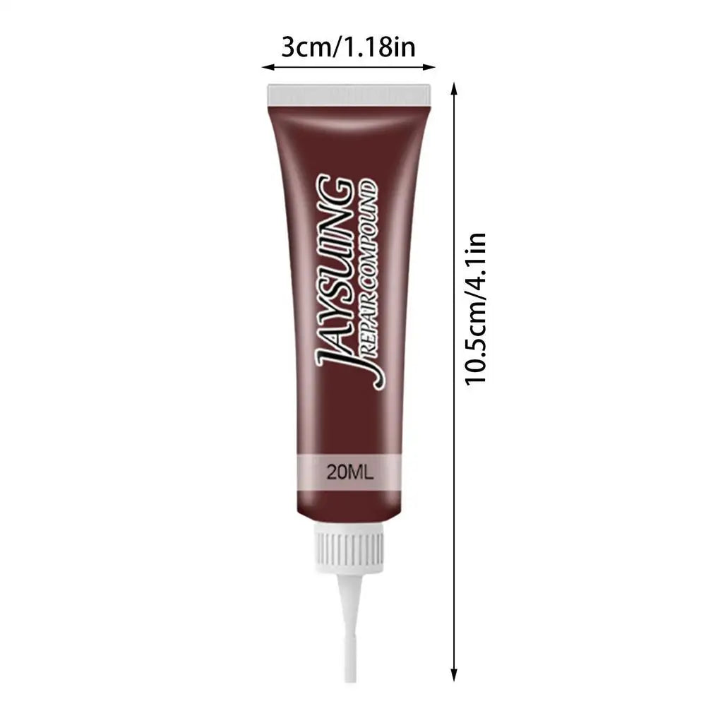 20ml Leather Repair Gel – Car Seat, Sofa & Furniture Restore Leather Repair Gel Babs Dark Brown