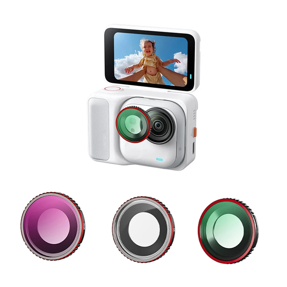 Optical Lens Filter Set for Insta360 GO3S Action Camera Camera Lens Filter Set Babs