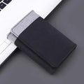 Men's Canvas Wallet – 8 Card Slots & ID Photo Holder Canvas Card Wallet Babs Black