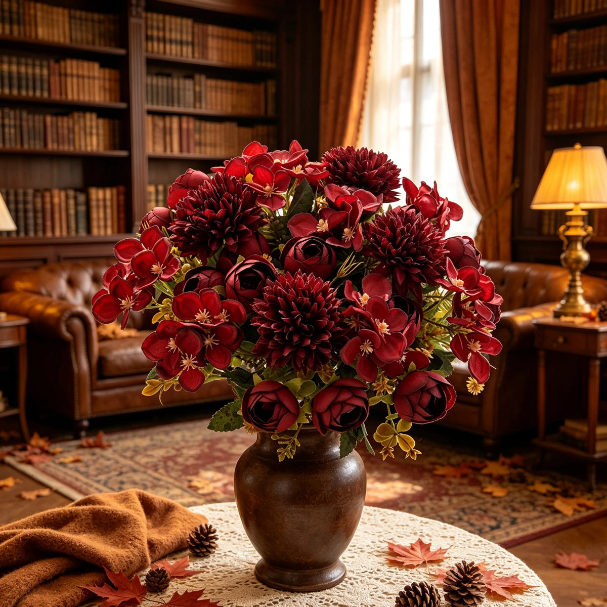Artificial Silk Hydrangea Flowers 2/4pcs – Home & Wedding Decor Artificial Silk Flowers Babs
