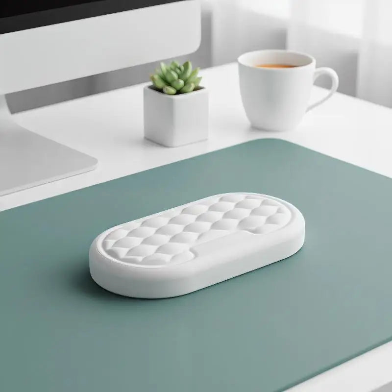 Ergonomic Silicone Wrist & Elbow Rest Pad for Desk | HUXUAN Wrist Rest Pad Babs